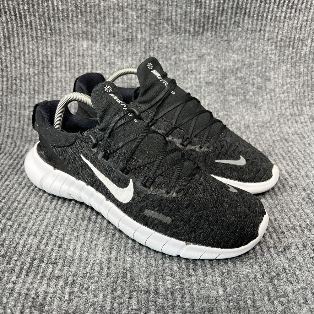 Nike Free RN 5.0 Next Nature Womens Size 9.5 Black Smoke Running Shoe CZ1891-001